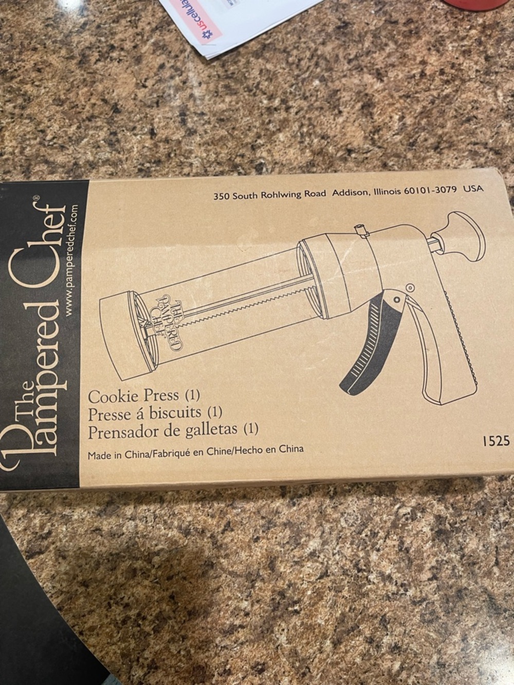 The Pampered Chef Cookie Press - 1525